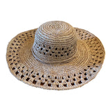 Tropical Trends Womens Wide-Brimmed Sun Beach Hat Packable!