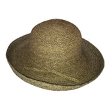 Tropical Trends Womens Sun Beach Straw Hat Curved Brim