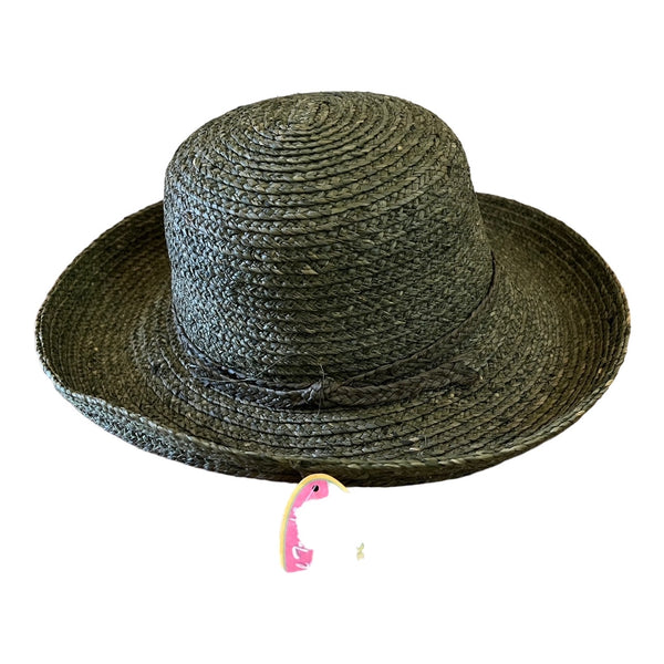 Tropical Trends Womens Sun Beach Straw Hat Curved Brim