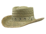 Dorfman Pacific Men's Marlin Tape Natural Rush Straw Gambler Hat
