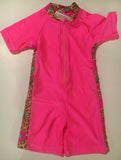 Pink Rash Guard Body Swimsuit by My Pool Pal (sz 24 mos)