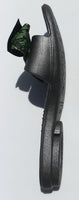 Oka-B Madison Twilight Metallic Gray/Green Snakeskin Ribbon Sandals Slide